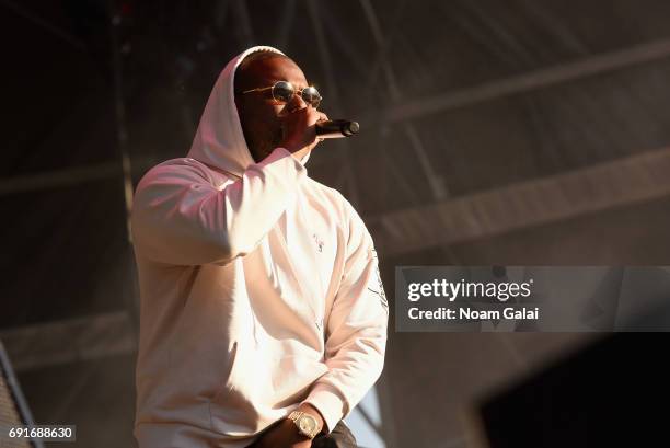 ScHoolboy Q performs onstage during the 2017 Governors Ball Music Festival - Day 1 at Randall's Island on June 2, 2017 in New York City.