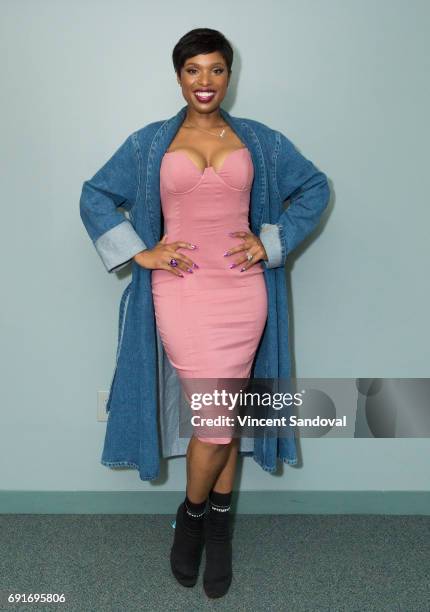 Actress/singer Jennifer Hudson attends SAG-AFTRA Foundation's Conversations with "Hairspray Live!" at SAG-AFTRA Foundation Screening Room on June 2,...