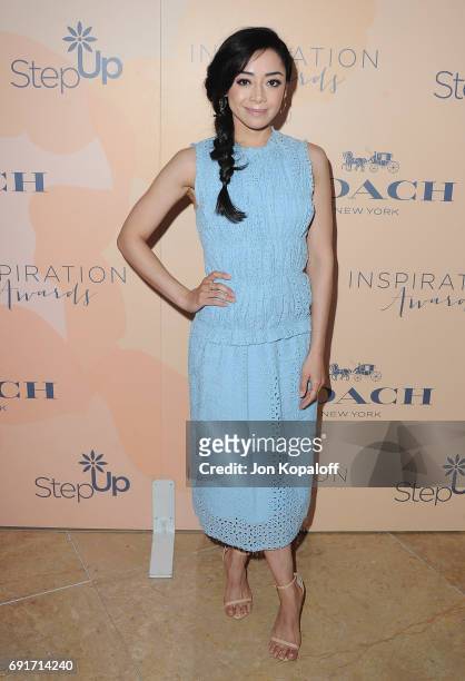 Actress Aimee Garcia arrives at the 14th Annual Inspiration Awards at The Beverly Hilton Hotel on June 2, 2017 in Beverly Hills, California.