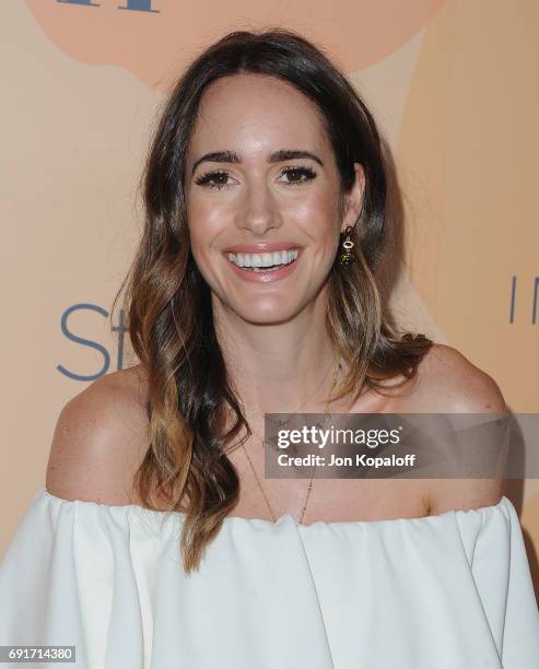 Louise Roe arrives at the 14th Annual Inspiration Awards at The Beverly Hilton Hotel on June 2, 2017 in Beverly Hills, California.