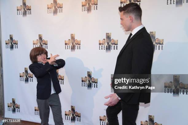 Aiden Wind and Matt Formica arrive at the premiere of Vision Films' "Executor" at Landmark Regent on June 1, 2017 in Los Angeles, California.