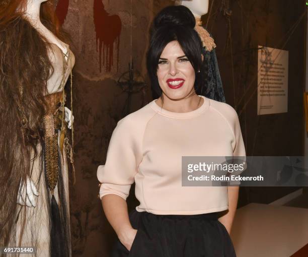 Executive Producer Alexis Martin Woodall poses for portrait at the "American Horror Story: The Style Of Scare" exhibit at The Paley Center for Media...
