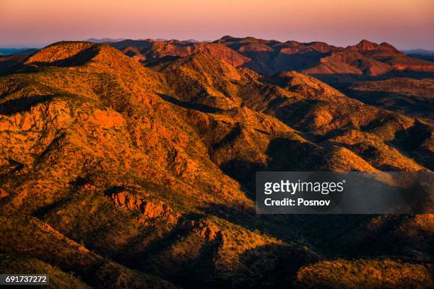 west macdonnell ranges - alice springs stock pictures, royalty-free photos & images