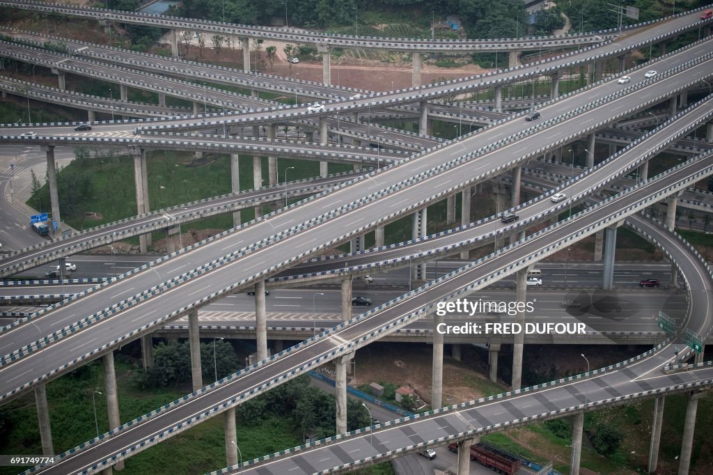 TOPSHOT-CHINA-TRAFFIC