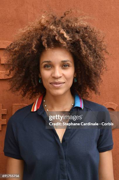 Actress Stefi Celma attends the 2017 French Tennis Open - Day Six at Roland Garros on June 2, 2017 in Paris, France.