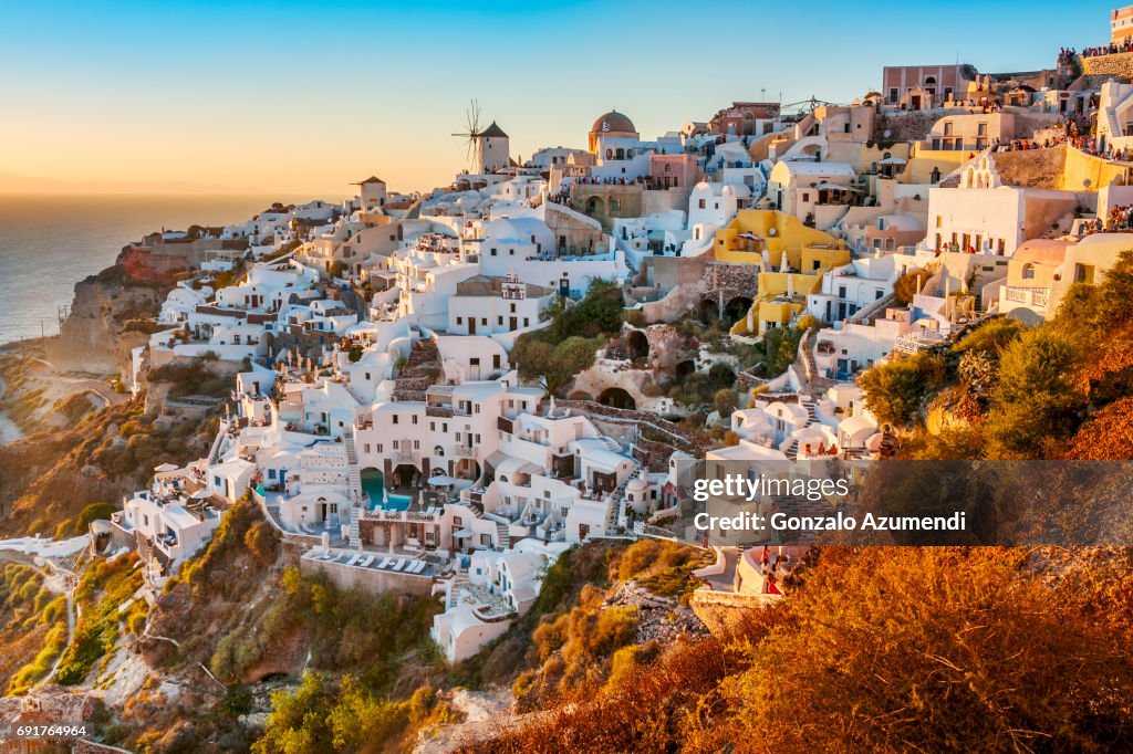 Oia at Santorini Island.