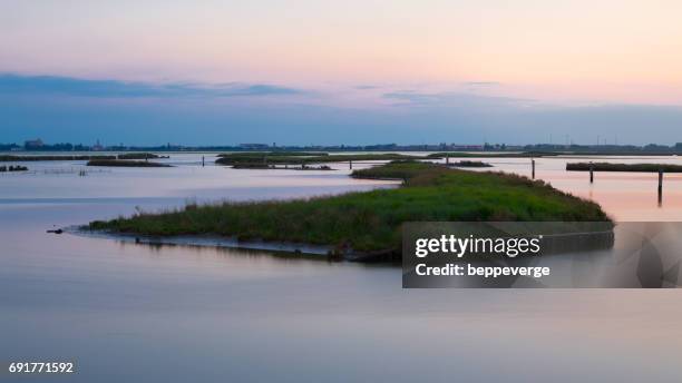 valli di comacchio - cultura italiana stockfoto's en -beelden