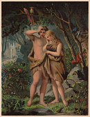 Adam and Eve are Driven out of Paradise, published 1886