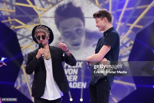 Julien Bam, Dner during the Deutscher Webvideopreis 2017 at ISS Dome on June 1, 2017 in Duesseldorf, Germany.