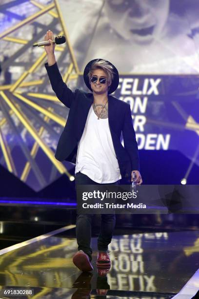 Julien Bam during the Deutscher Webvideopreis 2017 at ISS Dome on June 1, 2017 in Duesseldorf, Germany.