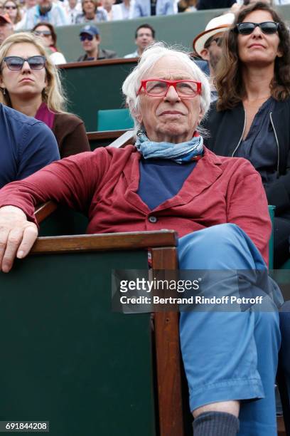 Actor Pierre Richard attends the 2017 French Tennis Open - Day Seven at Roland Garros on June 3, 2017 in Paris, France.