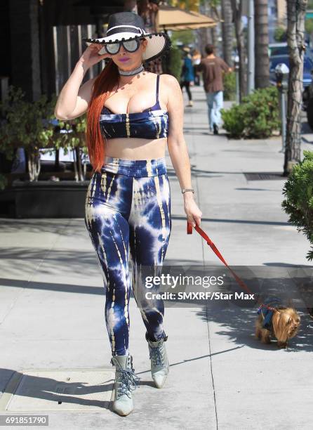 Phoebe Price is seen on June 2, 2017 in Los Angeles, California.