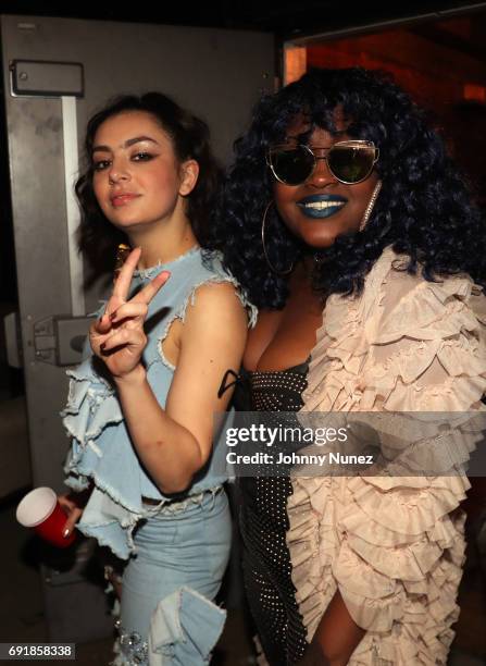 Charli XCX and CupcakKe attend the Nylon Music Issue Celebration at House of Vans on June 2, 2017 in New York City.