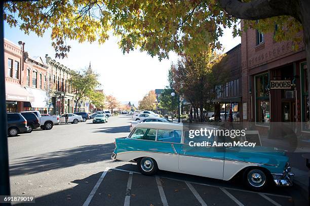 downtown ellensburg - ellensburg stock pictures, royalty-free photos & images