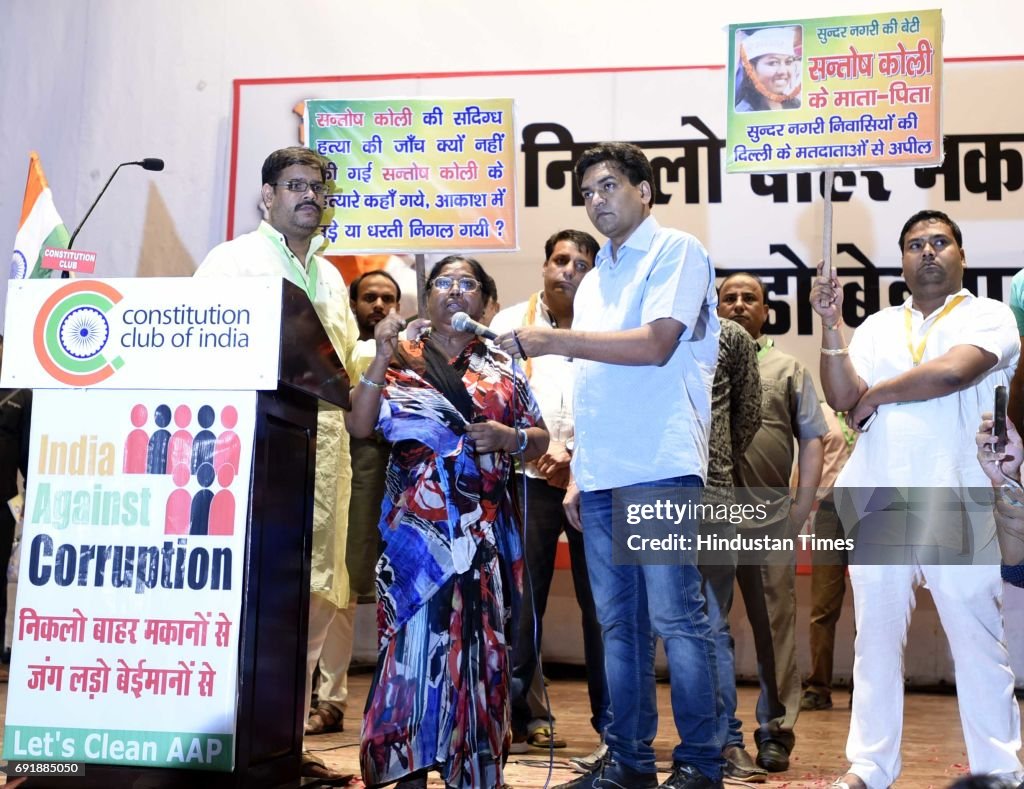 Former Delhi Minister Kapil Mishra Launches Second Phase Of Anti-Corruption Movement