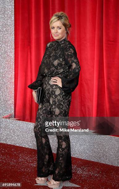 Alex Fletcher attends The British Soap Awards at The Lowry Theatre on June 3, 2017 in Manchester, England. The Soap Awards will be aired on June 6 on...