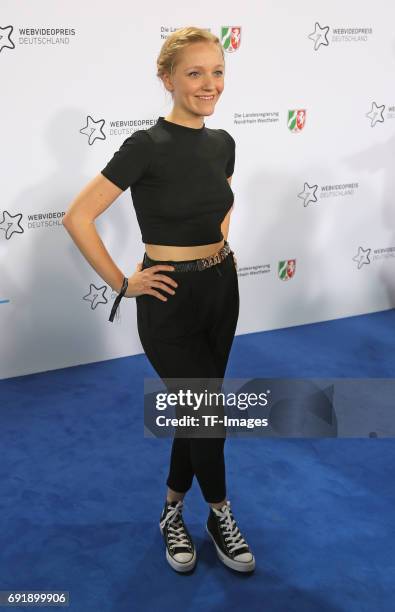 Maike Nissen attends the Webvideopreis Deutschland 2017 at ISS Dome on June 1, 2017 in Duesseldorf, Germany.