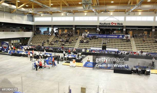 An overall view during the NHL Combine at HarborCenter on June 3, 2017 in Buffalo, New York.