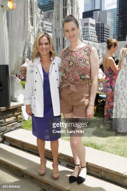 Chef Cat Cora and Elettra Wiedemann attend the Beauty and the Beast film at the Celebrity Chef Cat Cora Celebrates the In-Home Release of BEAUTY AND...