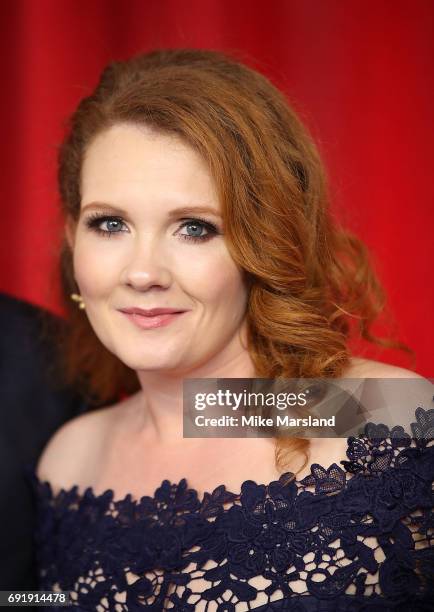 Jennie McAlpine attends The British Soap Awards at The Lowry Theatre on June 3, 2017 in Manchester, England. The Soap Awards will be aired on June 6...