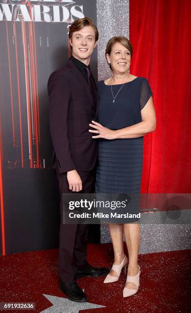 Maureen Mallard and Rob Mallard attend The British Soap Awards at The Lowry Theatre on June 3, 2017 in Manchester, England. The Soap Awards will be...