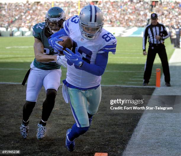 Dallas Cowboys wide receiver Terrance Williams catches a touchdown pass at Lincoln Financial Field in Philadelphia on January 1, 2017. Williams says...