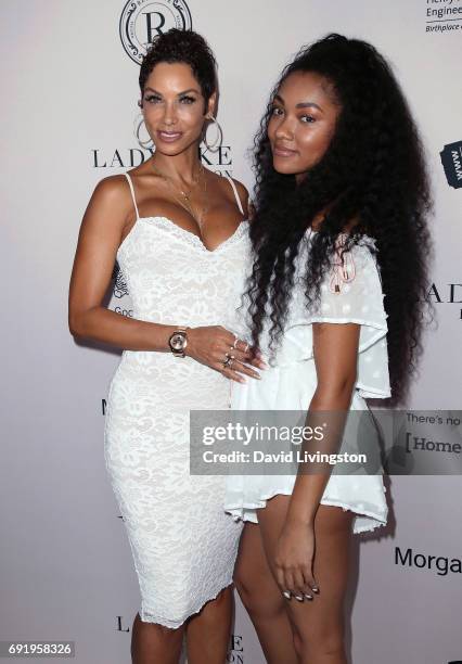 Model Nicole Mitchell Murphy and daughter actress Bria Murphy attend the Ladylike Foundation's 9th Annual Women of Excellence Awards gala at The...