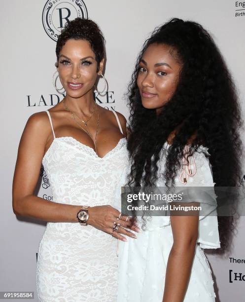 Model Nicole Mitchell Murphy and daughter actress Bria Murphy attend the Ladylike Foundation's 9th Annual Women of Excellence Awards gala at The...