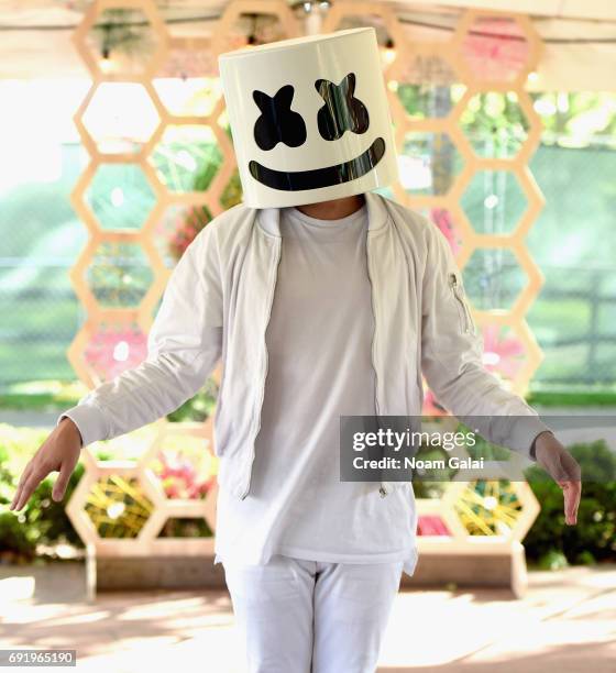 Marshmello during the 2017 Governors Ball Music Festival - Day 2 at Randall's Island on June 3, 2017 in New York City.