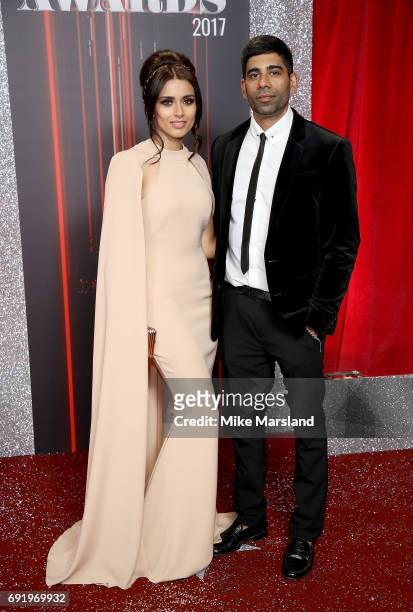 Bhavna Limbachia and guest attend The British Soap Awards at The Lowry Theatre on June 3, 2017 in Manchester, England. The Soap Awards will be aired...