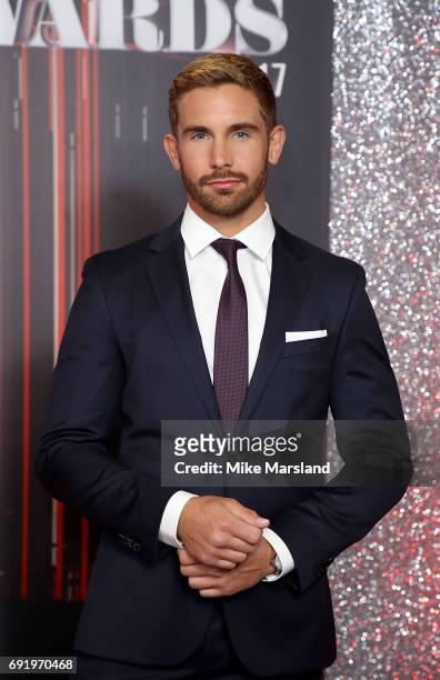 Adam Woodward attends The British Soap Awards at The Lowry Theatre on June 3, 2017 in Manchester, England. The British Soap Awards will be aired on...