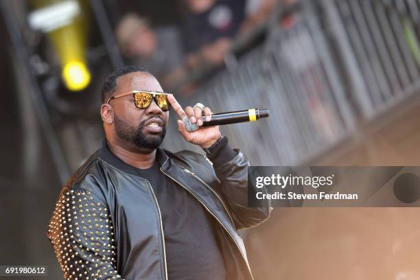 Raekwon of the group Wu-Tang Clan performs onstage during the 2017 Governors Ball Music Festival - Day 2 at Randall's Island on June 3, 2017 in New...