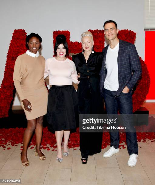 Adina Porter, Alexis Martin Woodall, Lou Eyrich and Cheyenne Jackson attend The Paley Center for Media Celebration of 'American Horror Story: The...