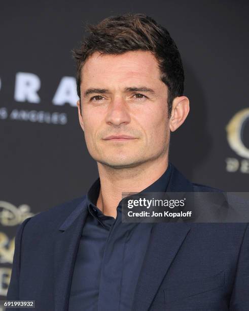 Actor Orlando Bloom arrives at the Los Angeles Premiere "Pirates Of The Caribbean: Dead Men Tell No Tales" at Dolby Theatre on May 18, 2017 in...