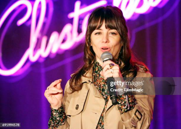 Comedian Natasha Leggero performs onstage at Room 415 Comedy Club during Colossal Clusterfest at Civic Center Plaza and The Bill Graham Civic...