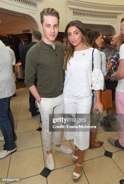 Cameron Fuller and Lauren Elizabeth at the Brooks Brothers Beverly Hills summer camp party benefitting St. Jude Children's Research Hospital at...