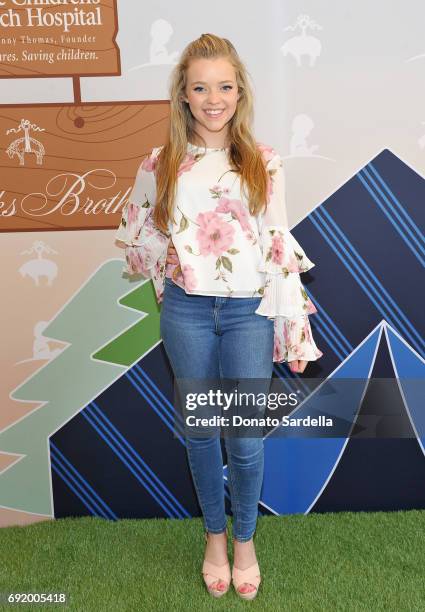 Jade Pettyjohn at the Brooks Brothers Beverly Hills summer camp party benefitting St. Jude Children's Research Hospital at Brooks Brothers Rodeo on...