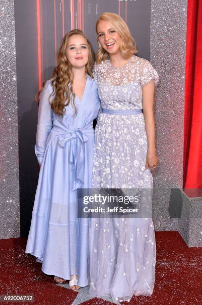 Eden Taylor-Draper and Isobel Steele attend The British Soap Awards at The Lowry Theatre on June 3, 2017 in Manchester, England. The Soap Awards will...