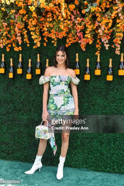 Kendall Jenner attends The Tenth Annual Veuve Clicquot Polo Classic - Arrivals at Liberty State Park on June 3, 2017 in Jersey City, New Jersey.