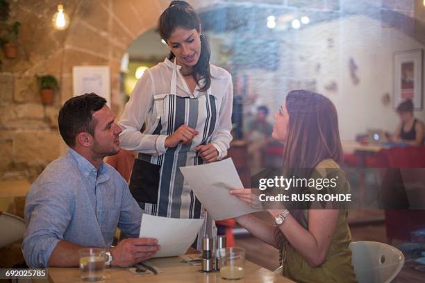 Waiter Script Restaurant Waiter Talking Photos and Premium High Res Pictures - Getty ...