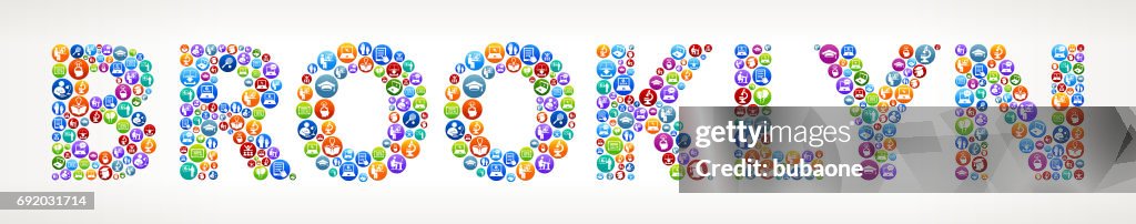 Brooklyn Future and Futuristic Technology Vector Buttons