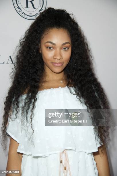 Actress Bria Murphy attends the Ladylike Foundation's 9th Annual Women Of Excellence Awards Gala at The Beverly Hilton Hotel on June 3, 2017 in...