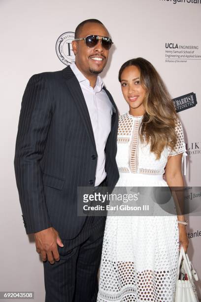 Former NBA player Paul Pierce and wife Julie Pierce attend the Ladylike Foundation's 9th Annual Women Of Excellence Awards Gala at The Beverly Hilton...