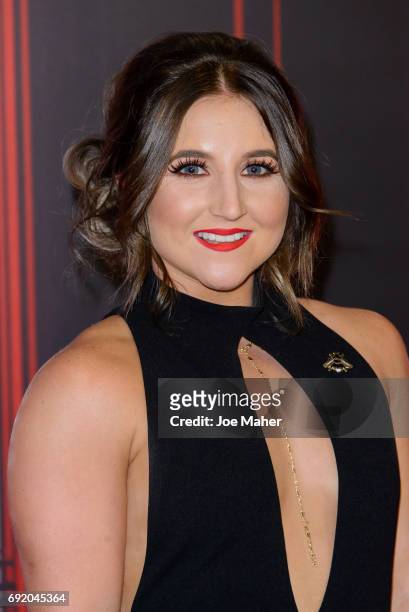 Jazmine Franks attends the British Soap Awards at The Lowry Theatre on June 3, 2017 in Manchester, England.