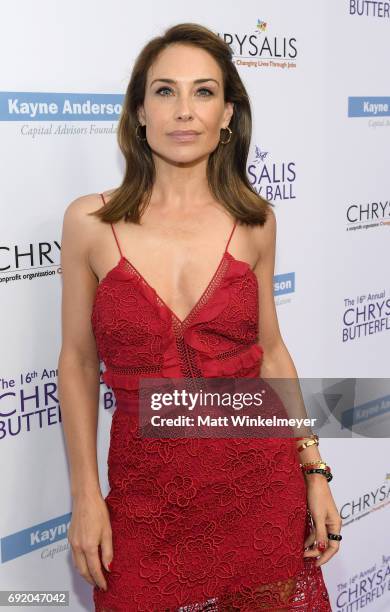 Actor Claire Forlani at the 16th Annual Chrysalis Butterfly Ball on June 3, 2017 in Los Angeles, California.