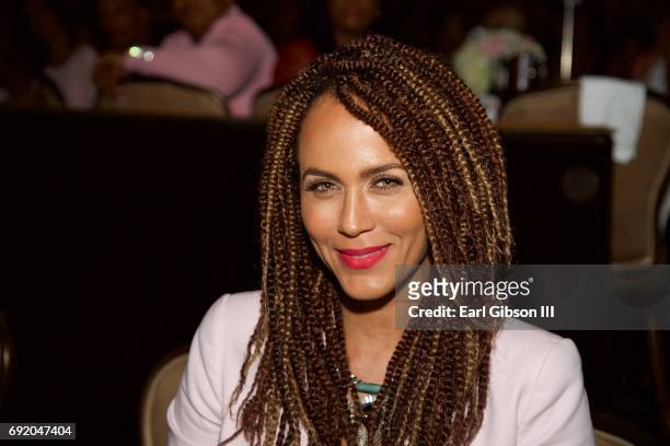 Nicole Ari Parker attends the Ladylike Foundation's 9th Annual Women Of Excellence Awards Gala at The Beverly Hilton Hotel on June 3, 2017 in Beverly...
