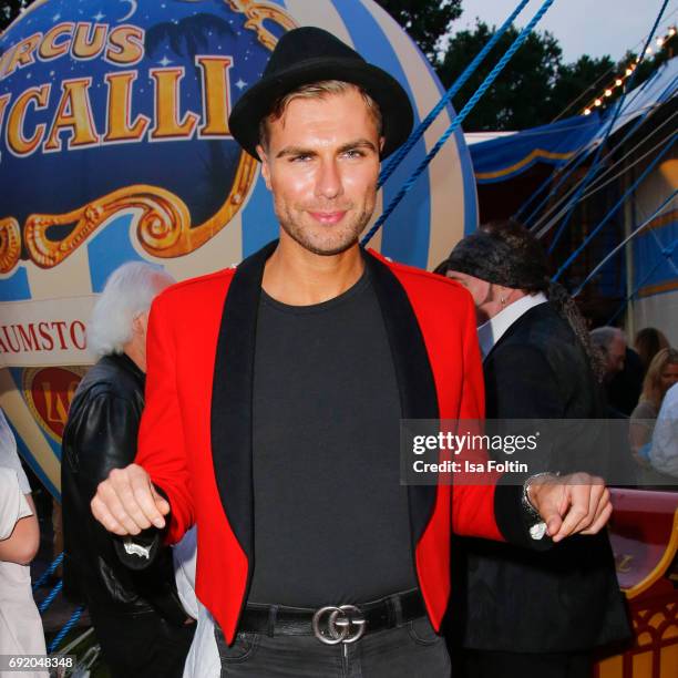 Designer Andre Borchers during the Circus Roncalli Gala Premiere at Moorweide Park on June 3, 2017 in Hamburg, Germany.