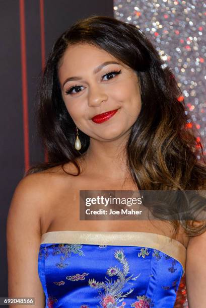 Kassius Nelson attends the British Soap Awards at The Lowry Theatre on June 3, 2017 in Manchester, England.