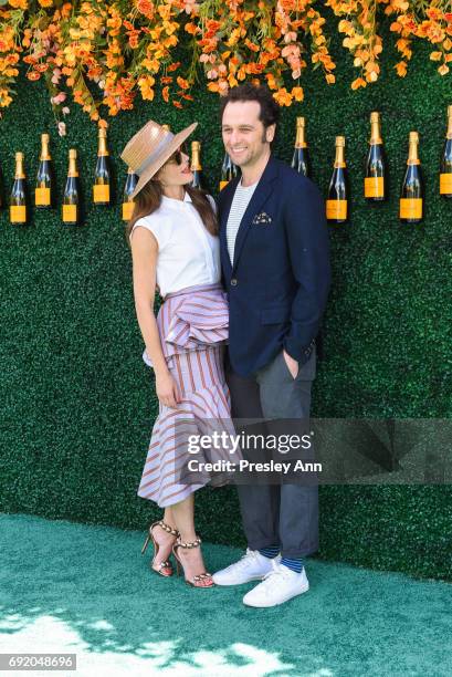 Keri Russell and Matthew Rhys attends The Tenth Annual Veuve Clicquot Polo Classic - Arrivals at Liberty State Park on June 3, 2017 in Jersey City,...