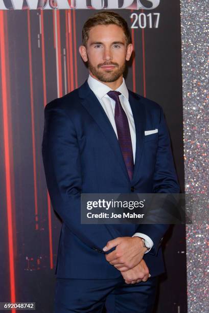 Adam Woodward attends the British Soap Awards at The Lowry Theatre on June 3, 2017 in Manchester, England.